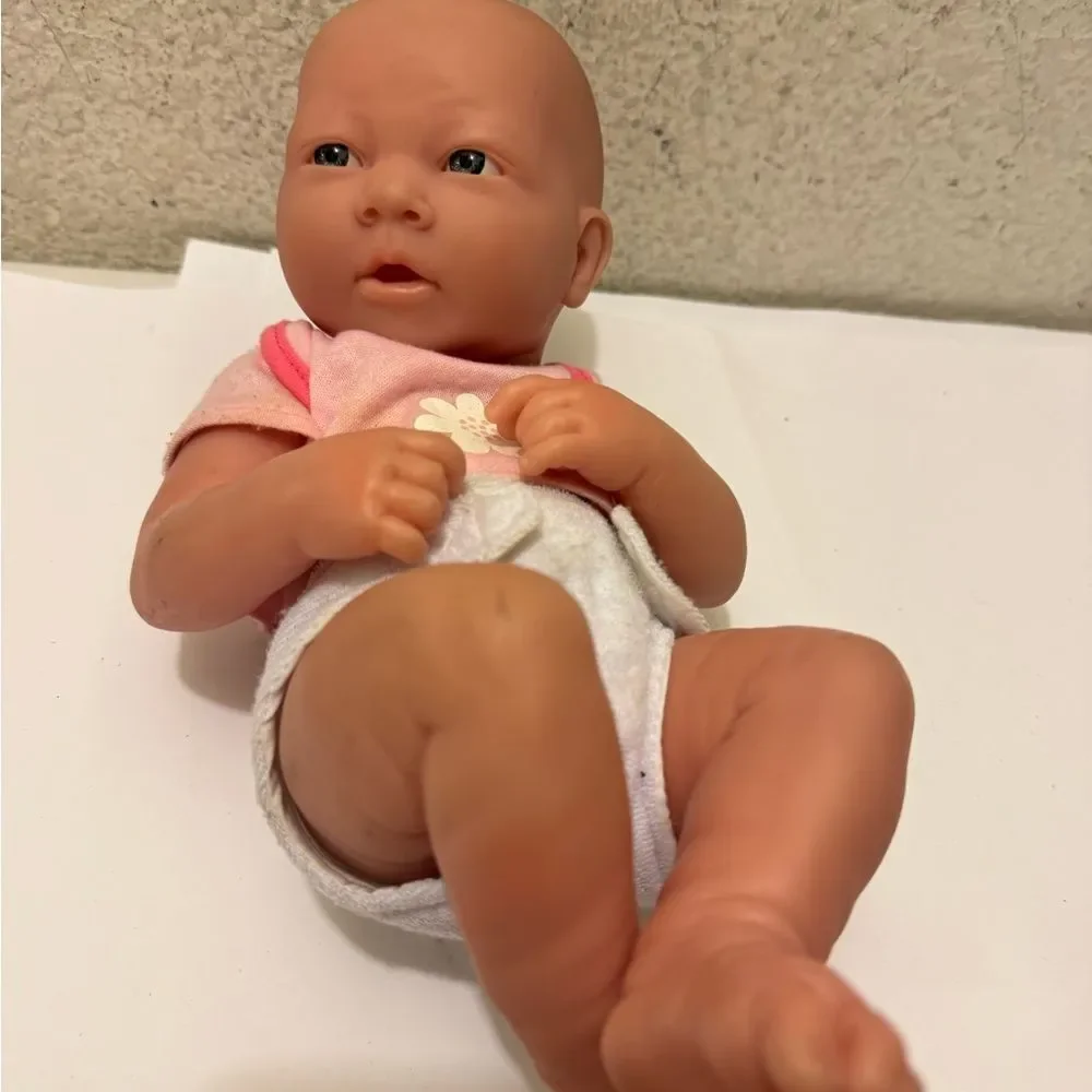Berenguer 13” Newborn Baby Girl Doll Realistic Nude  Pink Kids Toys